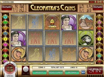 Cleopatra’s Coins machine à sous screenshot