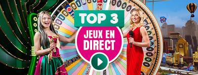 3 meilleurs jeux en direct